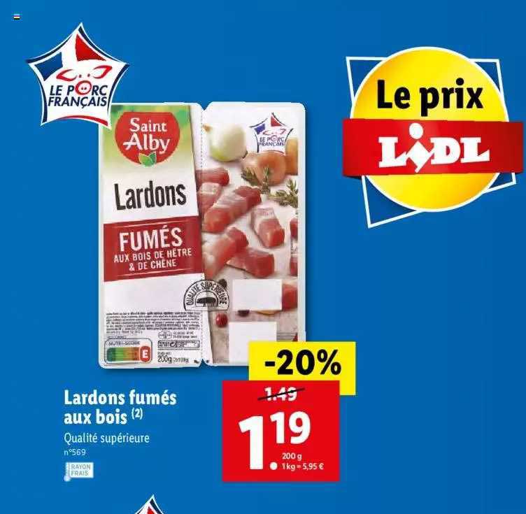 lardons fumés aux bois saint alby