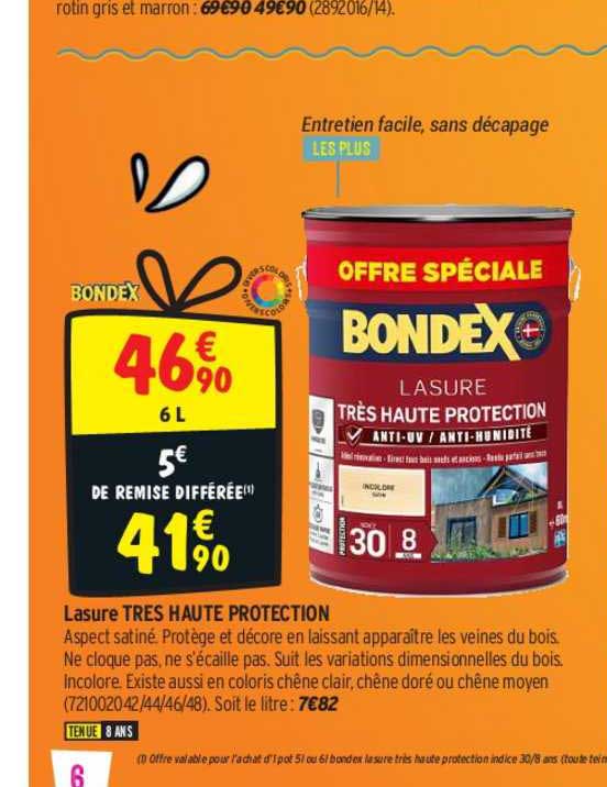 lasure très haute protection bondex