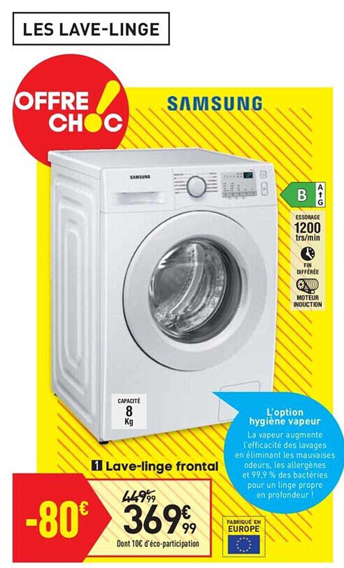 lave-linge frontal samsung