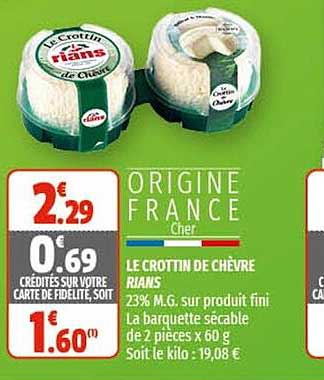 Le Crottin De Chèvre Rians