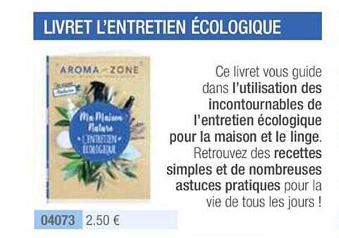 livret l'entretien écologique