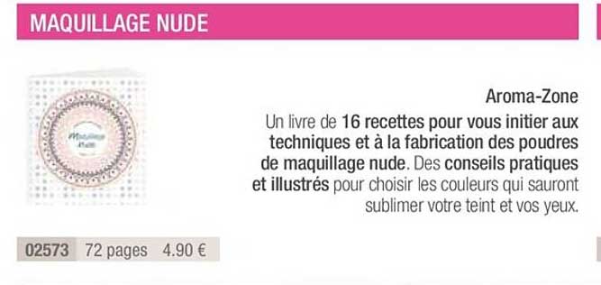 maquillage nude aroma-zone