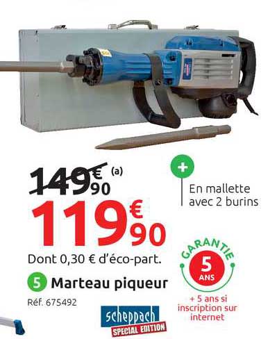 Marteu Piqueur Scheppach