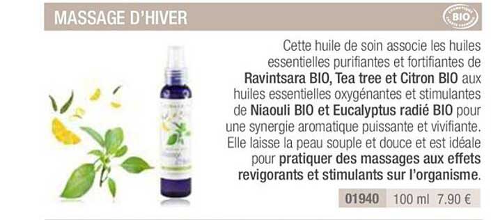 massage d'hiver