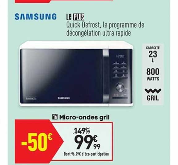 micro-ondes gril samsung