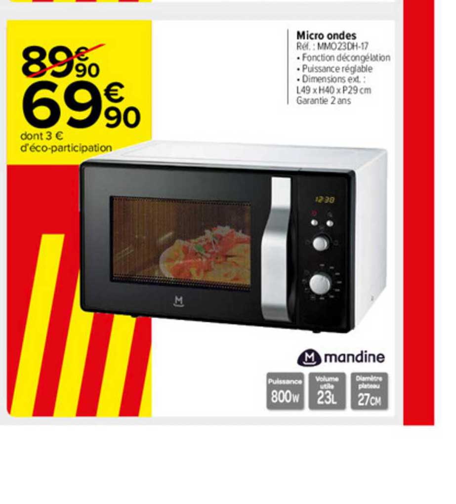 micro ondes mandine