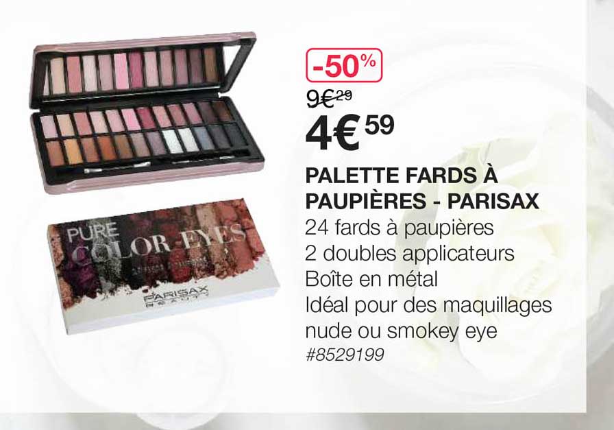 palette fards à paupières - parisax