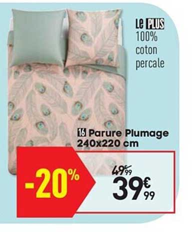 Parure Plumage 240x220 Cm