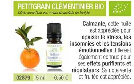 petit grains clémentinier bio