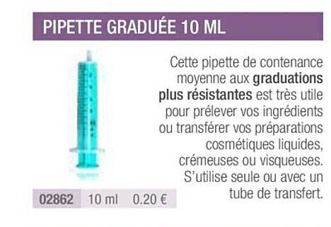 pipette graduée 10 ml
