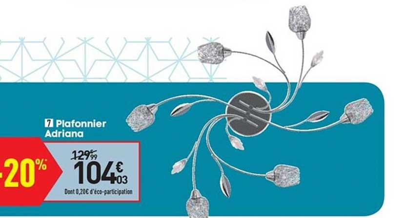 Plafonnier Adriana