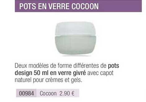 pots en verre cocoon