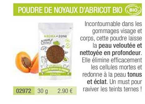 poudre de noyaux d'abricot bio