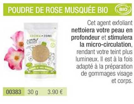 Poudre De Rose Musquée Bio