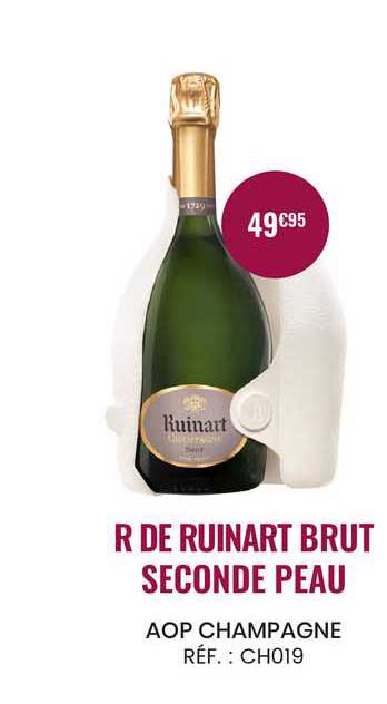 r de ruinard brut seconde peau aop champagne