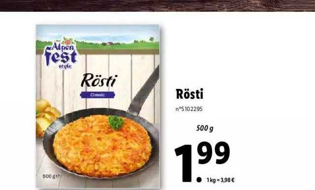 rösti alpen fest style