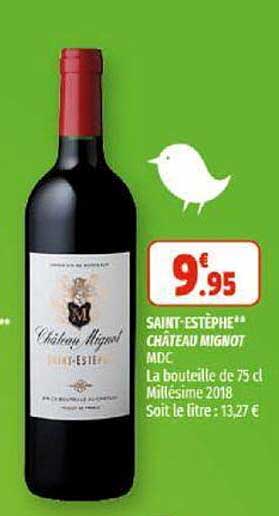 saint-estèphe château mignot mdc