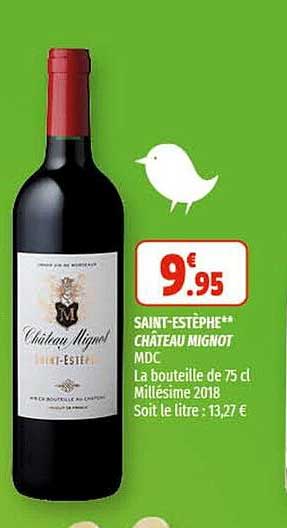 saint-estèphe château mignot mdc