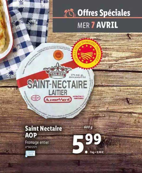 saint nectaire aop