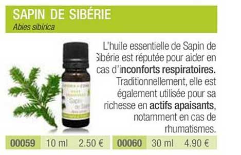 sapin de sibérie