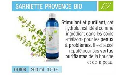 sarriette provence bio