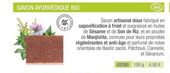 Savon Ayurvédique Bio