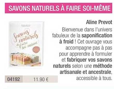 savons naturels à faire soi-même : aline prevot