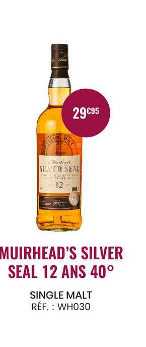 single malt muirhead's silver seal 12 ans 40°