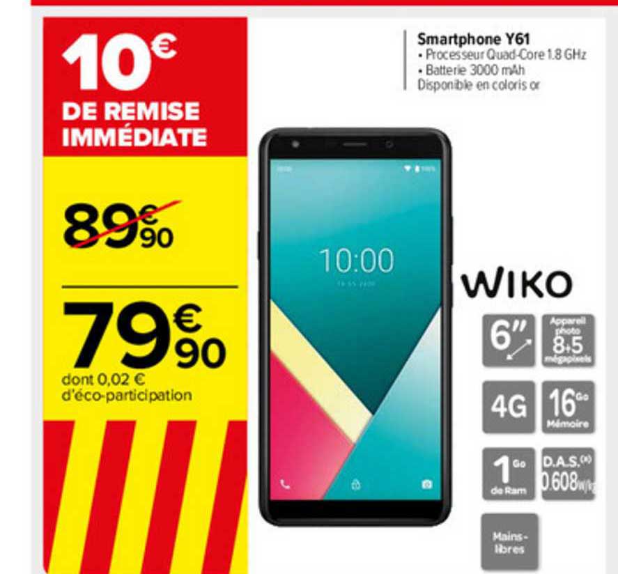 Smartphone Y61 Wiko
