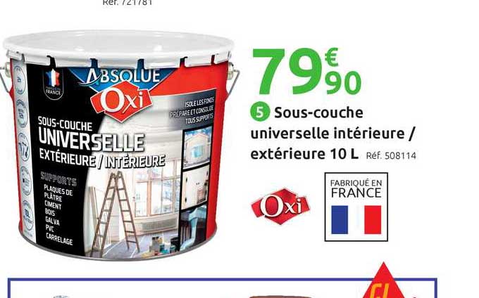 Sous-couche Universelle Intérieure - Extérieure 10 L Absolue Oxi