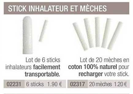 Stick Inhalateur Et Mèches