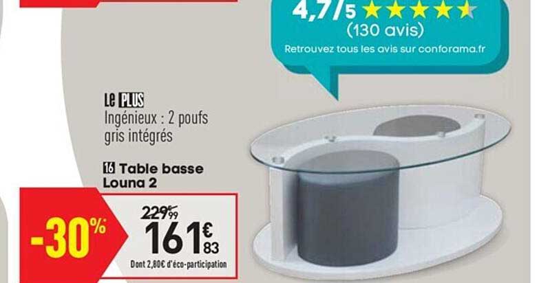 table basse louna 2
