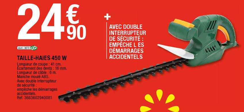 taille-haies 450 w