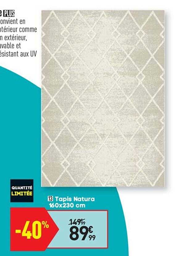 tapis natura 160x230 cm