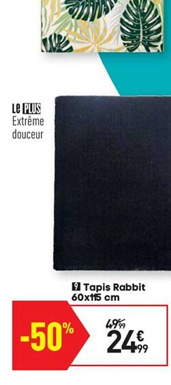 tapis rabbit 60x115 cm