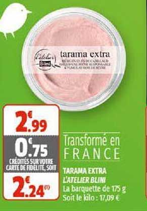 tarama extra l'atelier blini