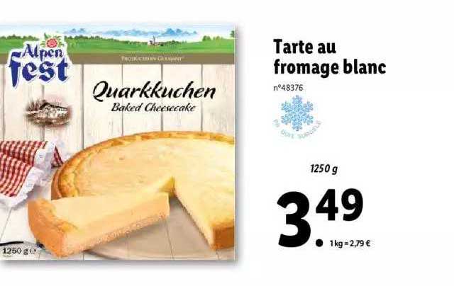 tarte au fromage blanc alpen fest
