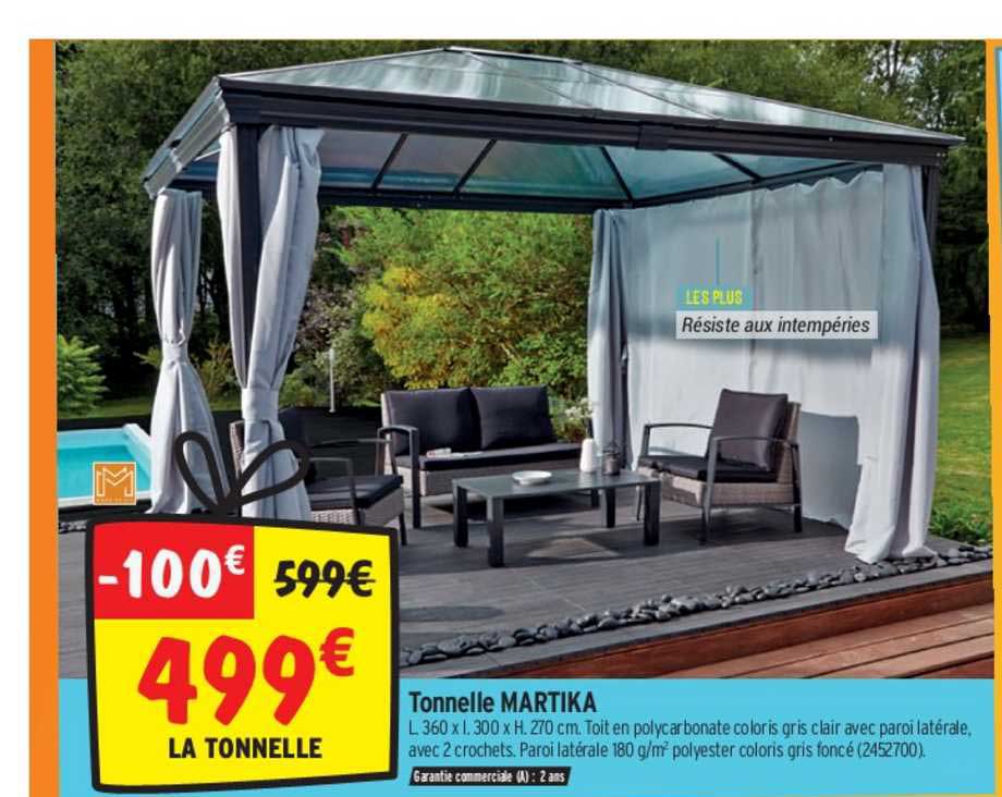 tonnelle martika