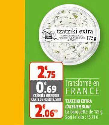 tzatziki extra l'atelier blini