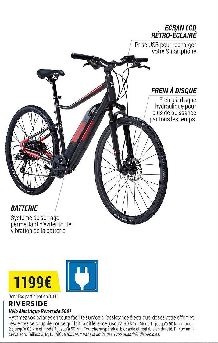 Vélo électrique Riverside 500