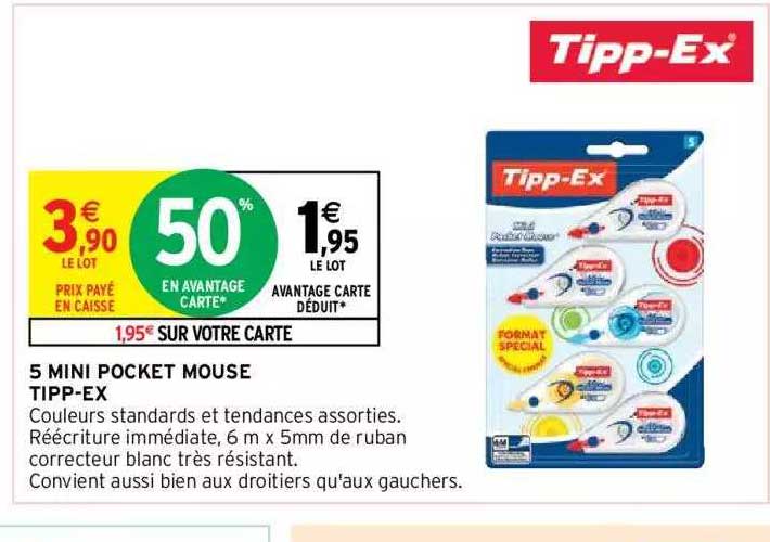 5 mini pocket mouse tipp-ex