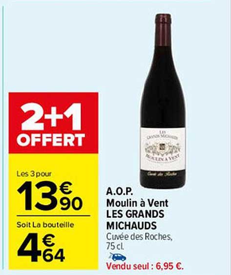 a.o.p. moulin à vent les grands michauds