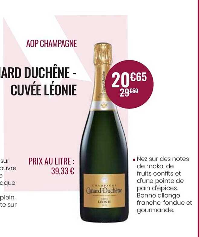 Aop Champagne Canard Duchêne - Cuvée Léonie