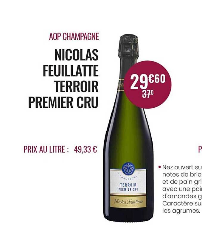 Aop Champagne Nicolas Feuillatte Terroir Premier Cru