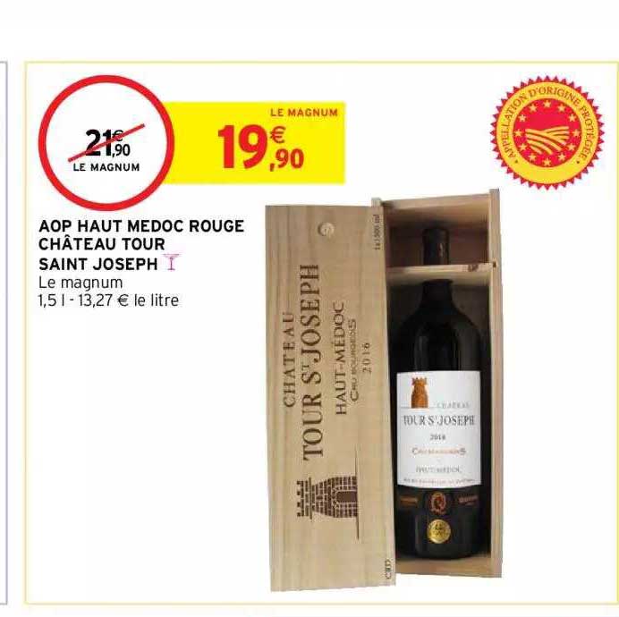 Aop Haut Médoc Rouge Château Tour Saint Joseph