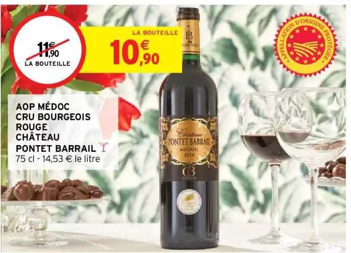 aop médoc cru bourgeois rouge château pontet barrail
