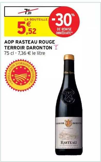 Aop Rasteau Rouge Terroir Daronton