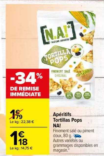 apéritifs tortillas pops na!