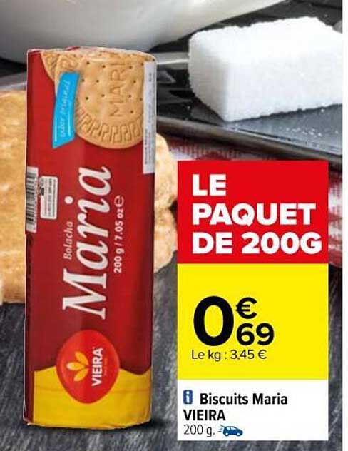 biscuits maria vieira