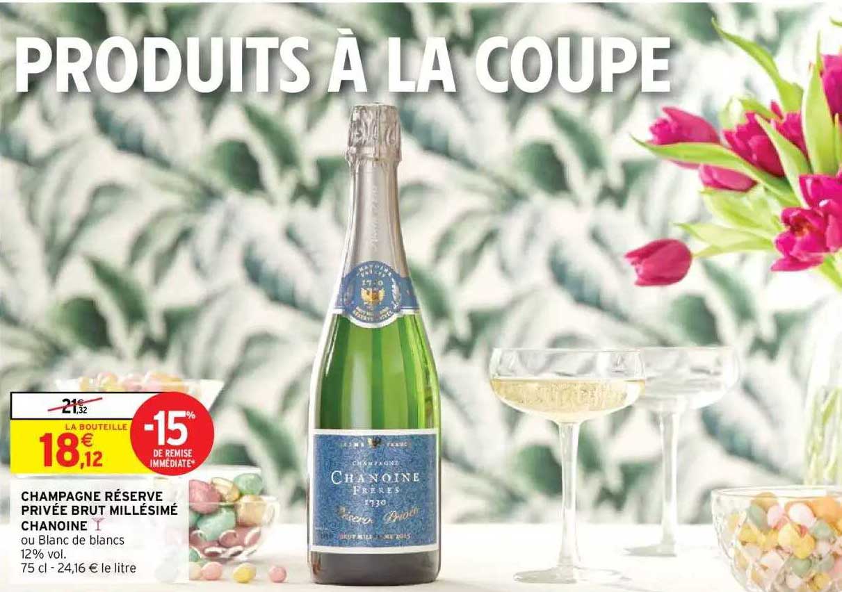 champagne réserve privée brut millésimé chanoine